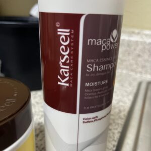 Karseell Maschera per capelli al collagene+Shampoo per capelli+Olio di Argan Set