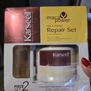 Karseell Maschera per capelli al collagene+Olio di Argan Set