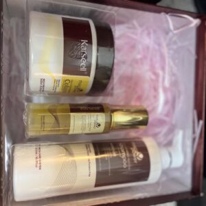 Karseell Maschera per capelli al collagene+Shampoo per capelli+Olio di Argan Set