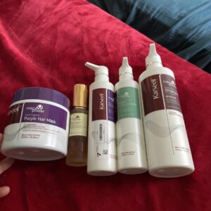 Maschera per capelli viola Karseell