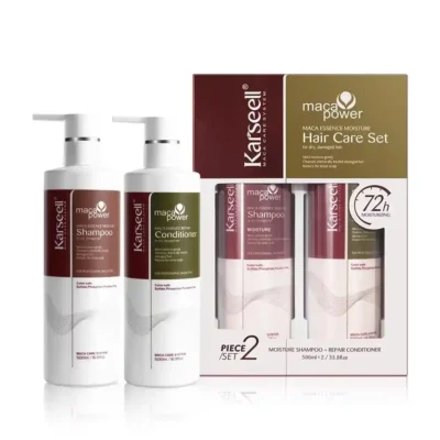 Karseell Collagen Hair Treatment Repair Conditioning, set di shampoo e balsamo