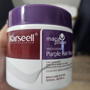 Maschera per capelli viola Karseell