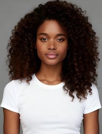 Lockiges Haar